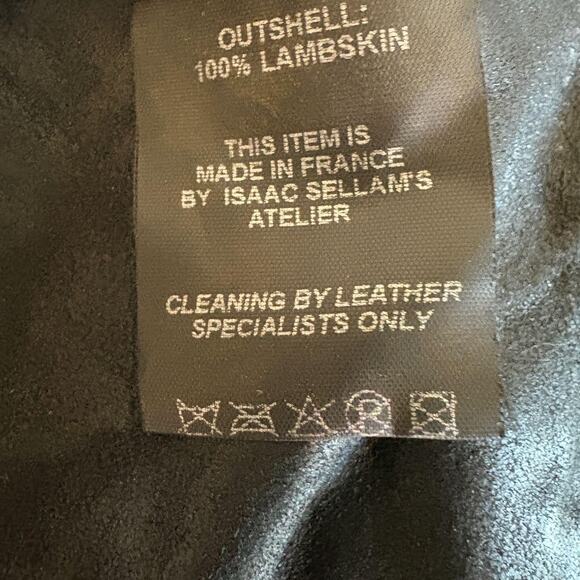 Isaac Sellam Experience Leather Jacket L - Picture 6 of 8
